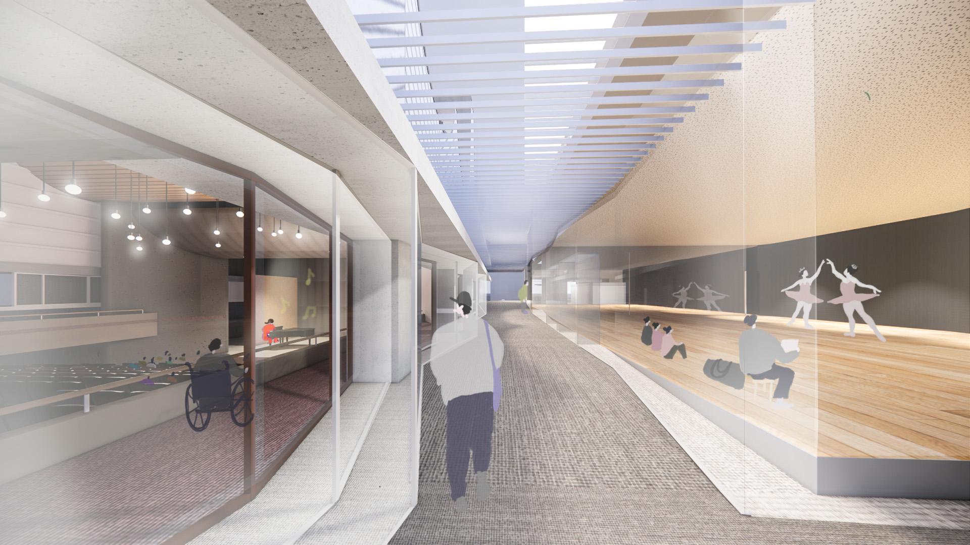 Proposal for the renovation of Musashino Public Hall (AS) 6