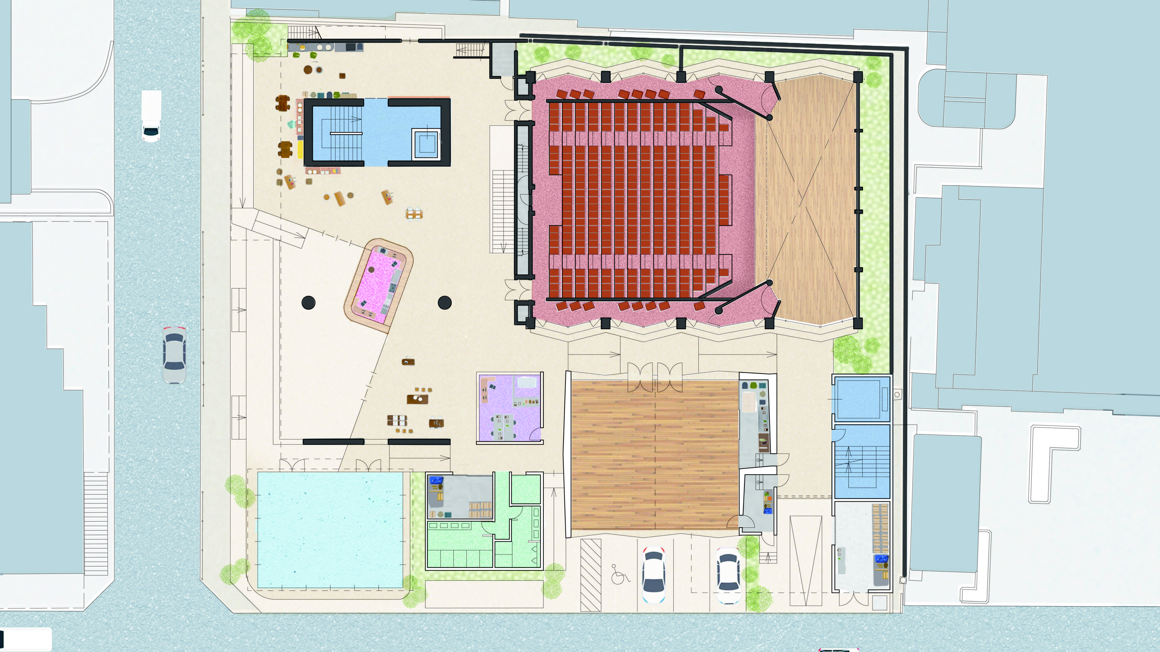Proposal for the renovation of Musashino Public Hall (AS) 3