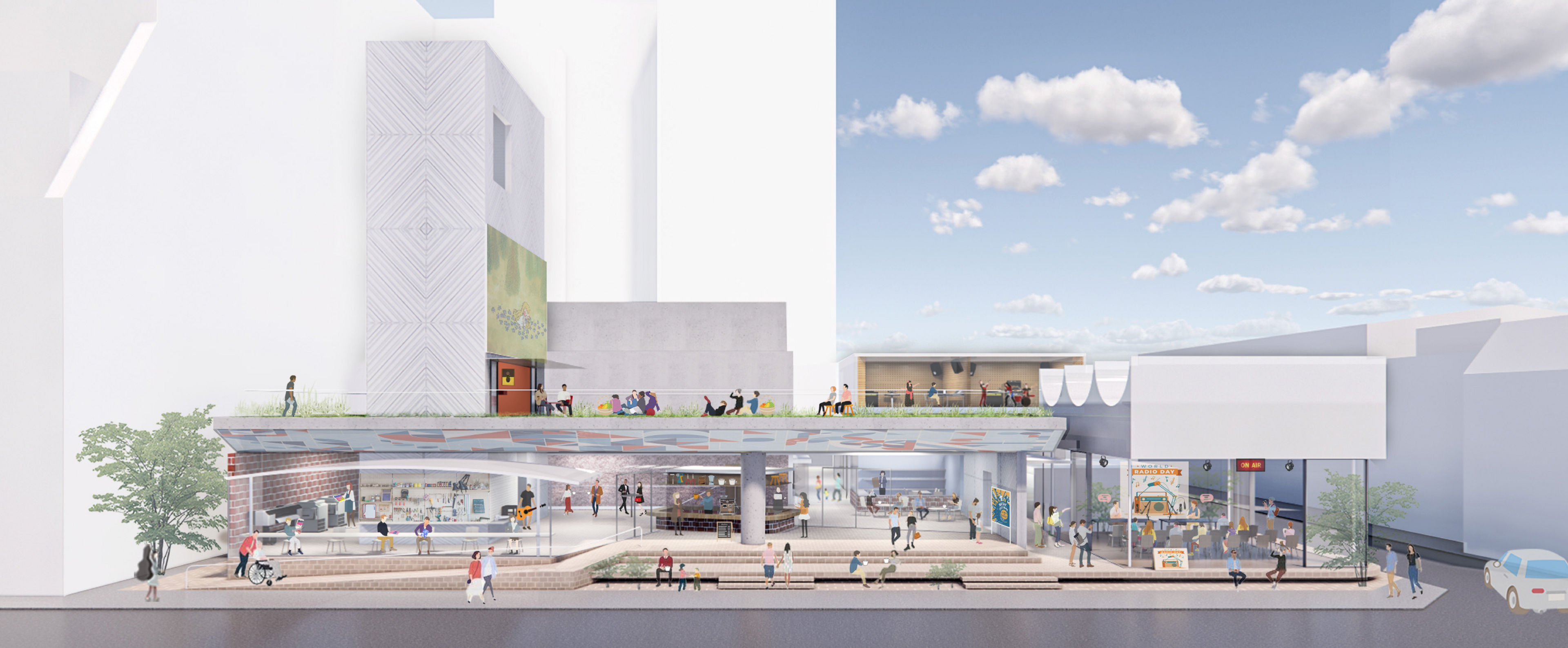 Proposal for the renovation of Musashino Public Hall (AS) 8